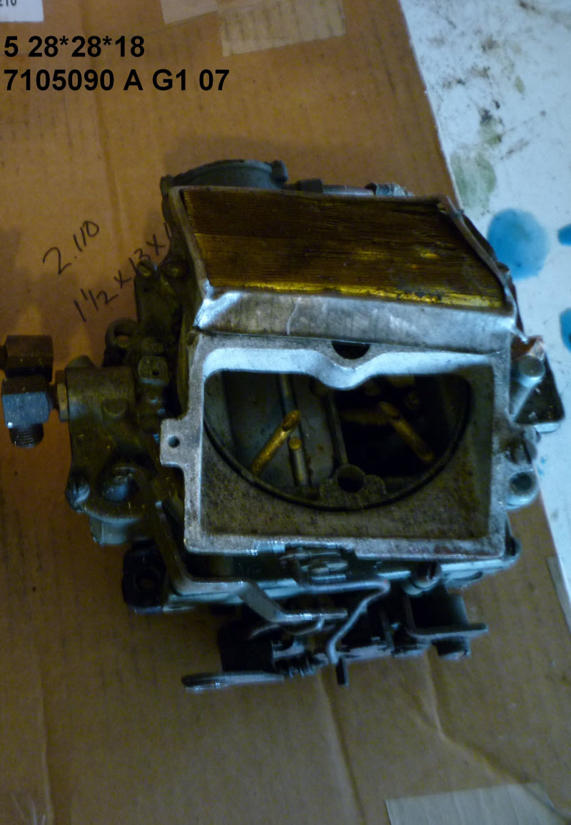 Rochester 4 Barrel Quadrajet Carburetor 7105090 A G1 07 Rochester 4